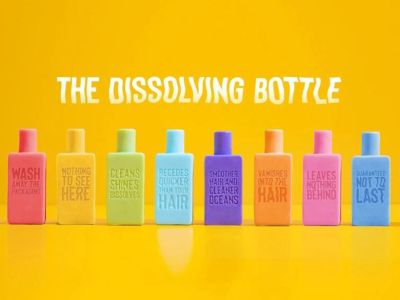 Dissolving Bottle concept carries sustainability message