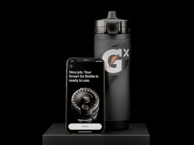 Smart water bottle for athletes tells them when it’s time to drink