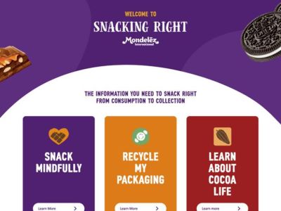 Mondelez offers global first with QR pack codes to access sustainability and wellbeing initiatives